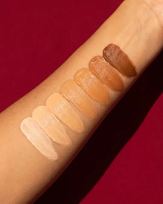 Peptivelo Peptide Foundation, texture close-up